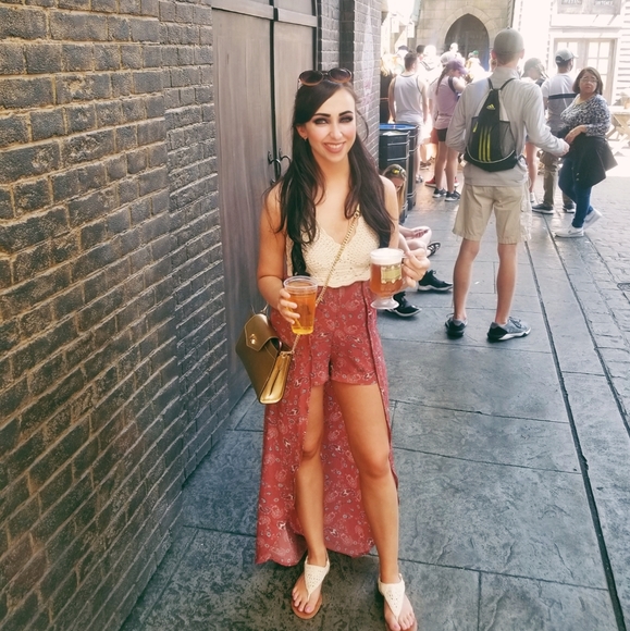 Windsor Mauve Free Spirited Crochet Maxi Romper - Picture 4 of 4